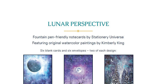 Lunar Perspective- Set of 6 Cards and Envelopes