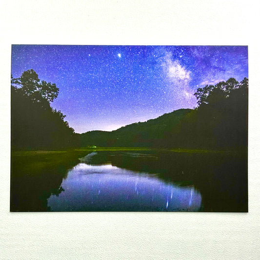 Mirrored Night Sky Notecard