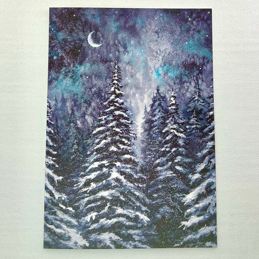 Moonrise over Pines