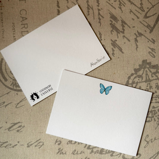 Morpho flat notecard