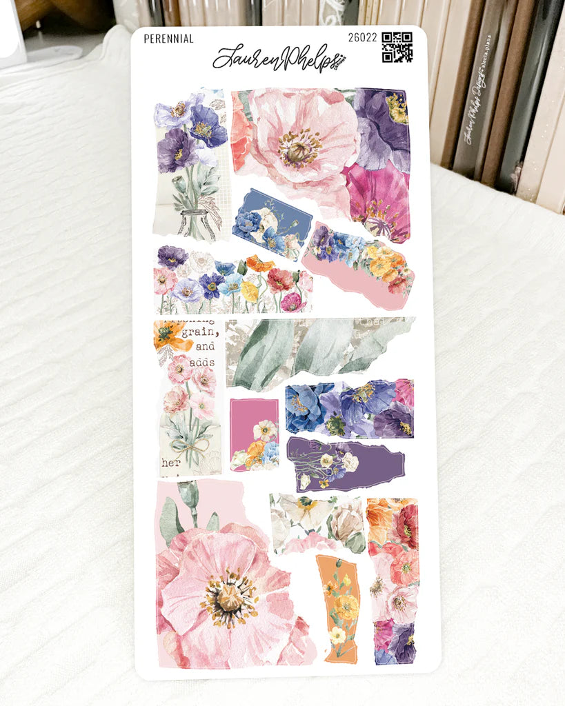 Perennial Collection Sticker Sheets by Lauren Phelps Designs