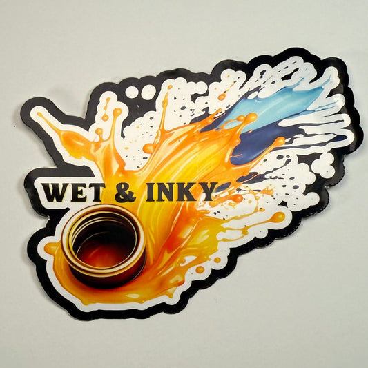 Wet & Inky sticker