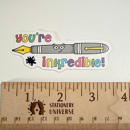 You're Inkredible! sticker