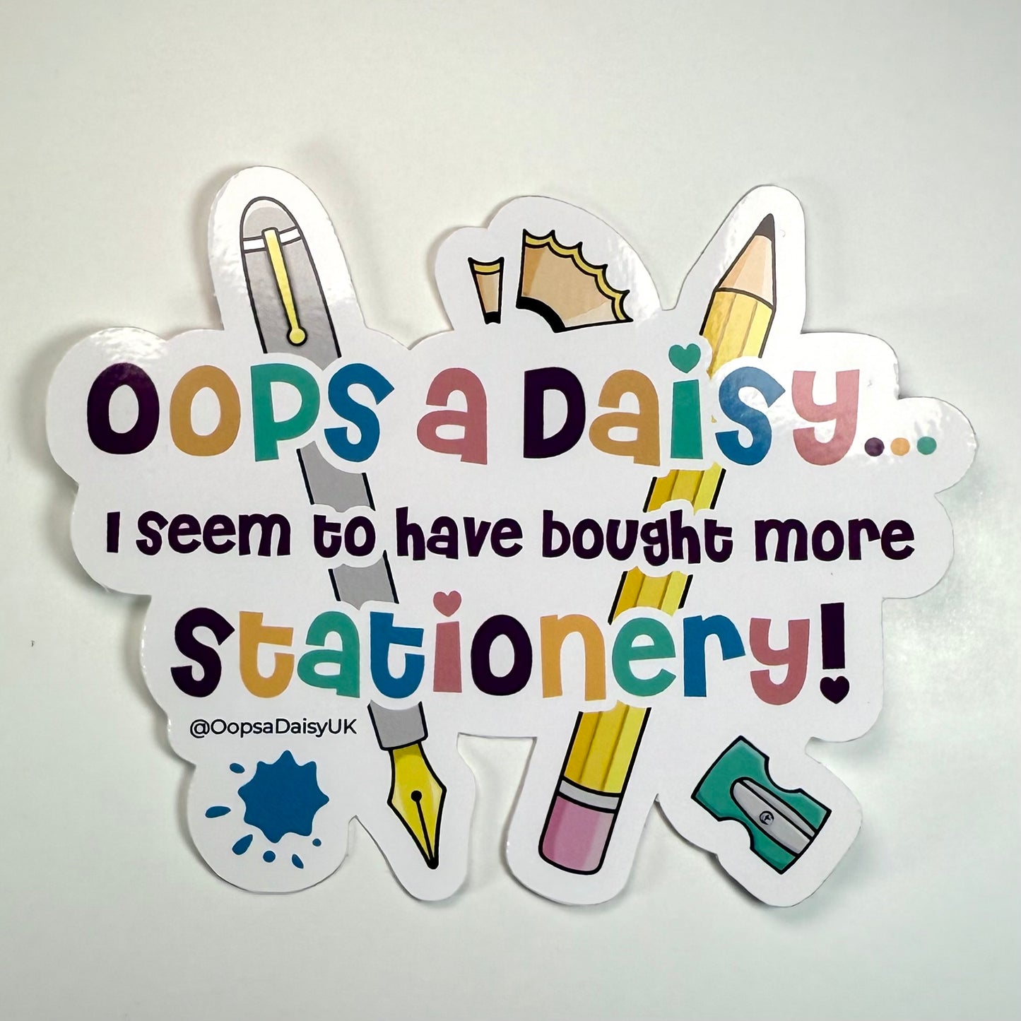 Oops a Daisy sticker