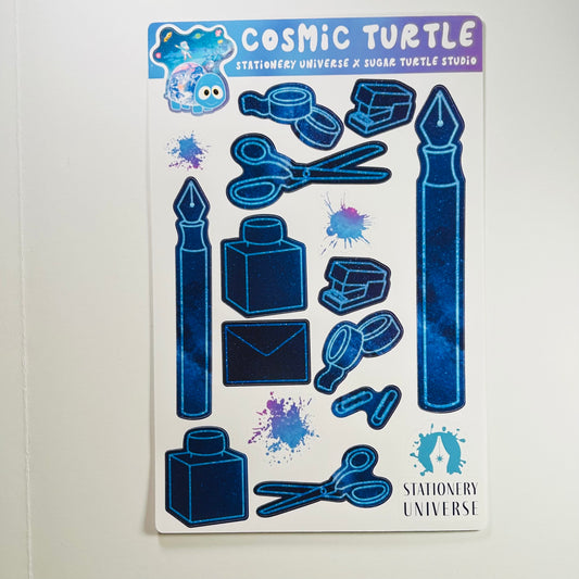 Stationery Constellations sticker sheet