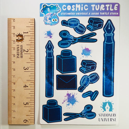 Stationery Constellations sticker sheet