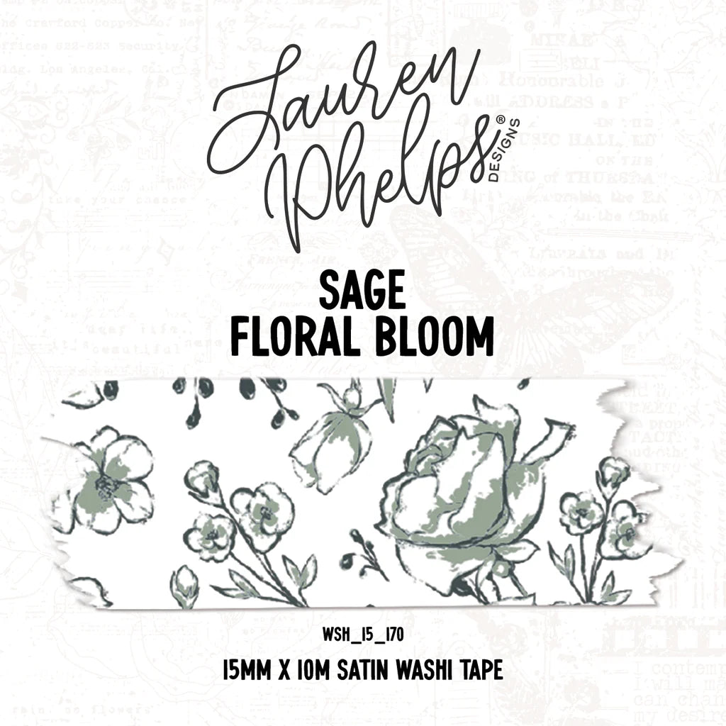 Floral Bloom Washi by Lauren Phelps Designs