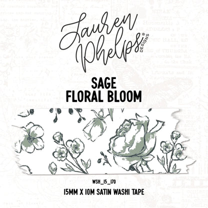 Floral Bloom Washi by Lauren Phelps Designs