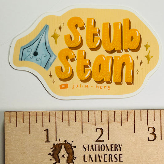Stub Stan sticker