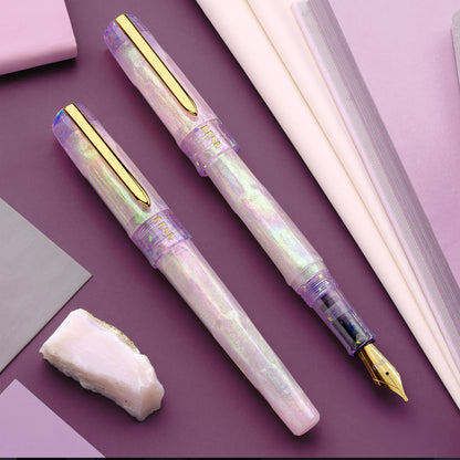 Pink Opal Talisman Fountain Pen - Benu Limited Edition