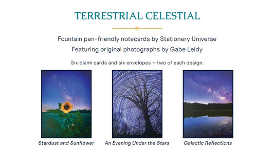 Terrestrial : Celestial - Set of 6 Cards and Envelopes