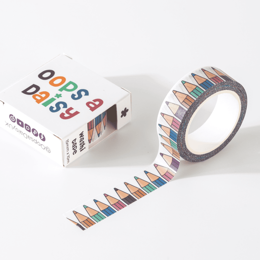 Pencil Tips washi tape (vertical pencils)