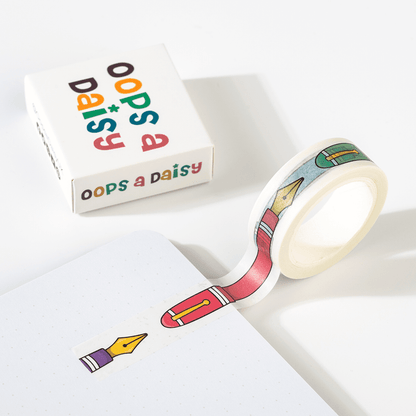 Fountain Pens - Rainbow washi tape