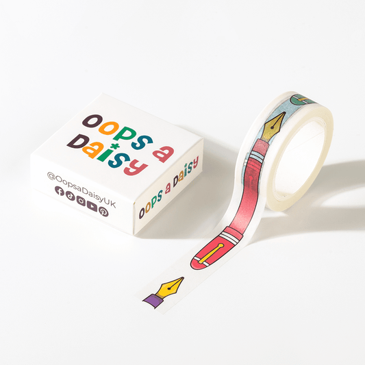 Fountain Pens - Rainbow washi tape