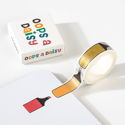 Rainbow Highlighters washi tape