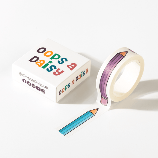 Rainbow Pencils washi tape (horizontal)