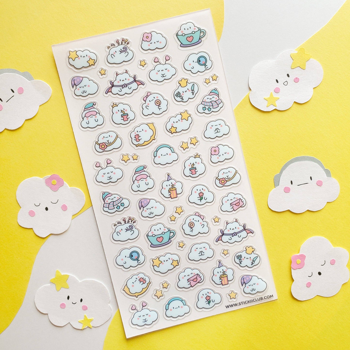 Cuddly Clouds Sticker Sheet