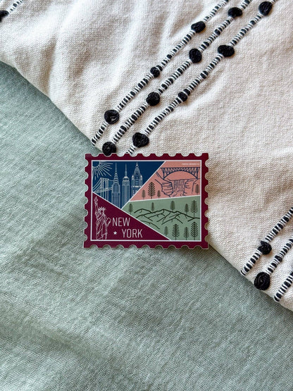 New York Stamp Sticker