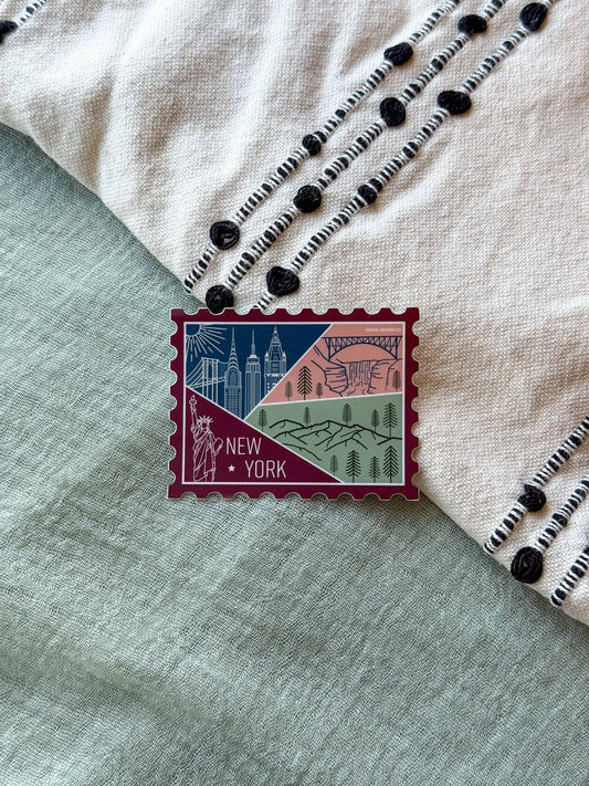 New York Stamp Sticker