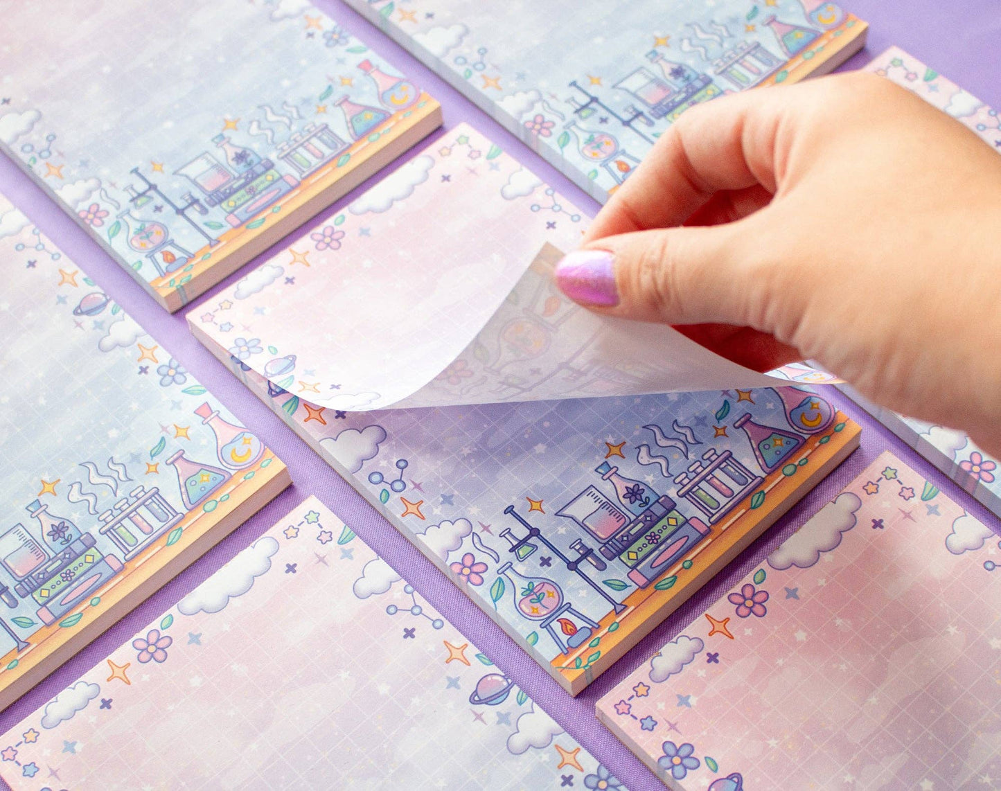 Curious Chemistry Notepad by Unicorn Eclipse