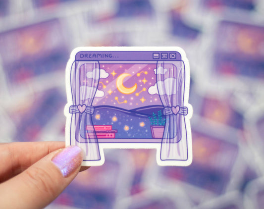 Dreaming Window Vinyl Decal Sticker