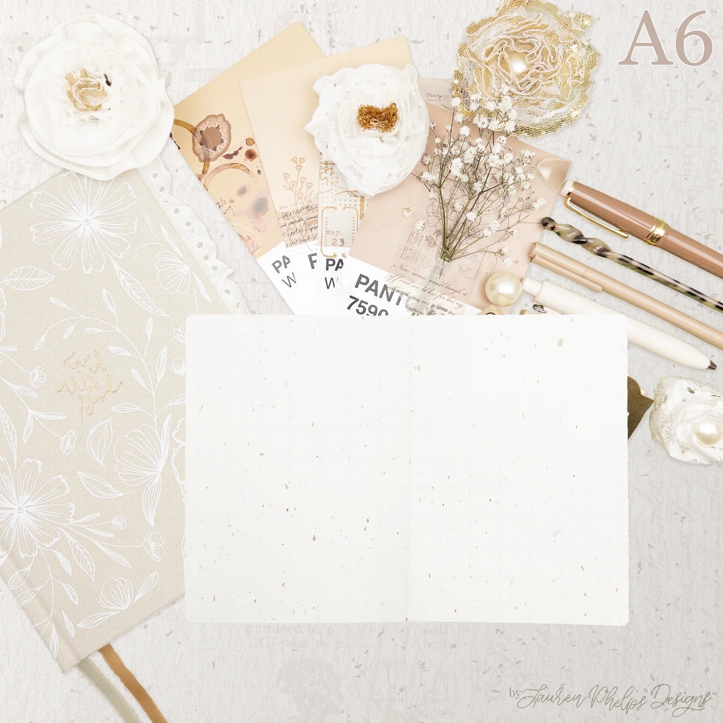 A6 Live | Plan | Dream® Notebook - Tomoe River Paper - Lauren Phelps Design