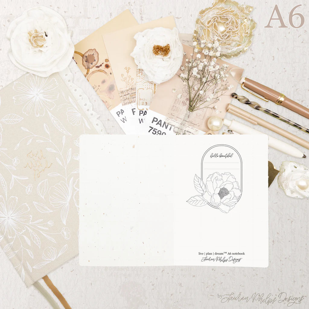 A6 Live | Plan | Dream® Notebook - Tomoe River Paper - Lauren Phelps Design