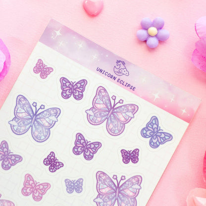 Magical Butterflies Sticker Sheet