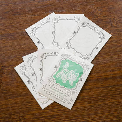 Neighborhood Cats Ink Cards by Thousand Skies