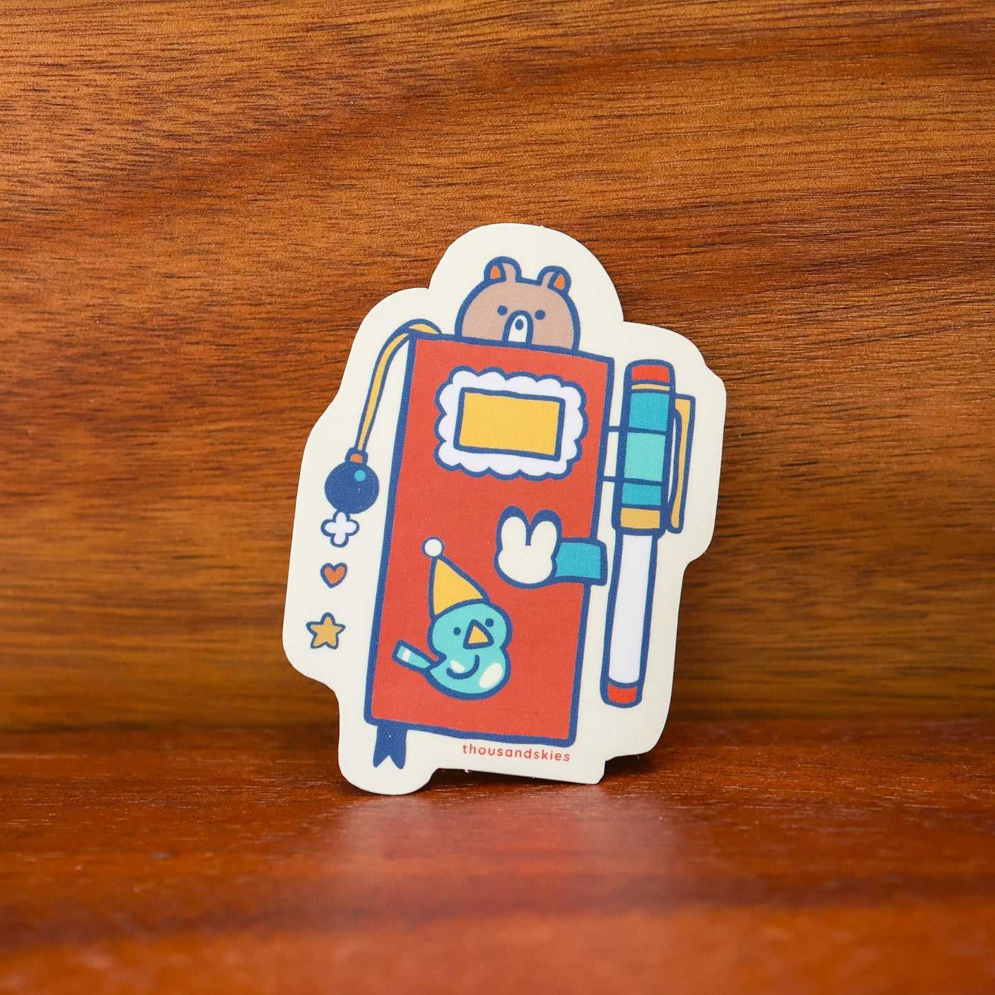 Weekly Journal Holographic Vinyl Sticker Decal
