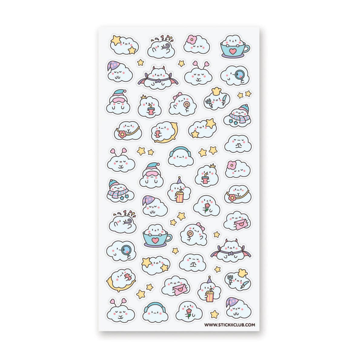 Cuddly Clouds Sticker Sheet