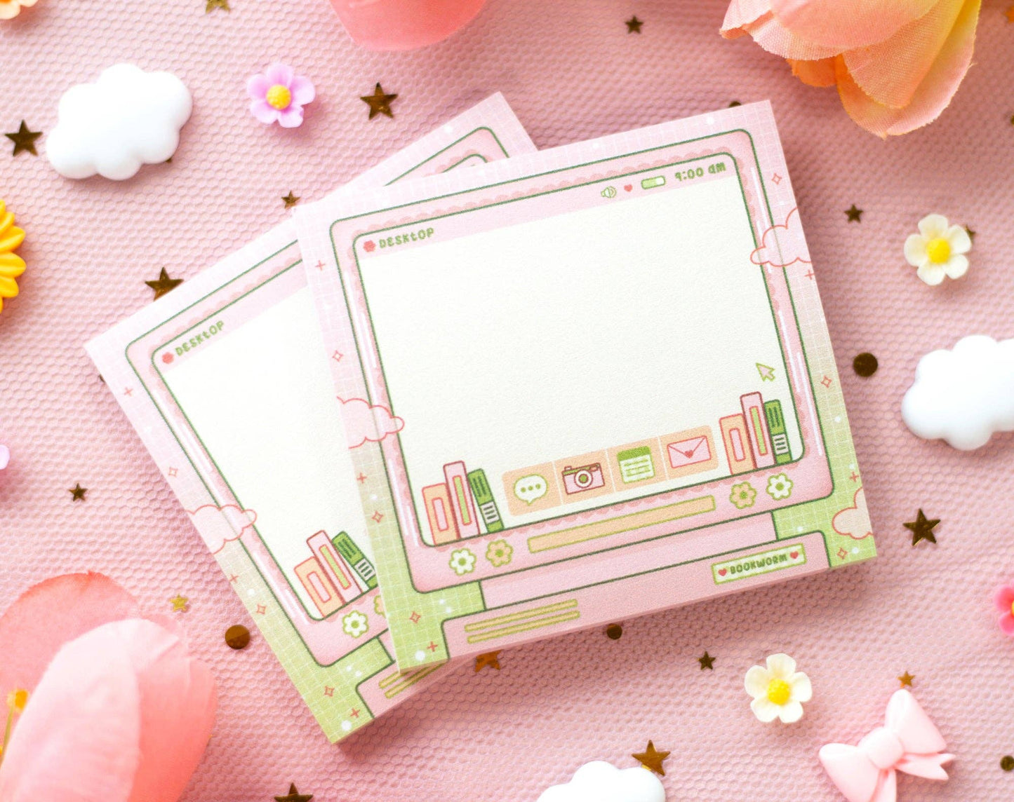 Bookworm Sticky Notes by Unicorn Eclipse