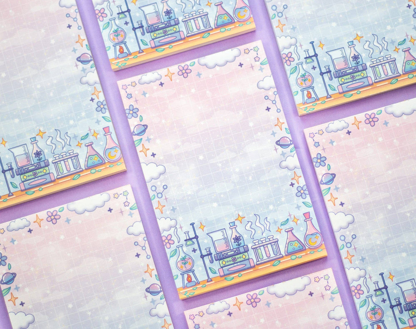 Curious Chemistry Notepad by Unicorn Eclipse