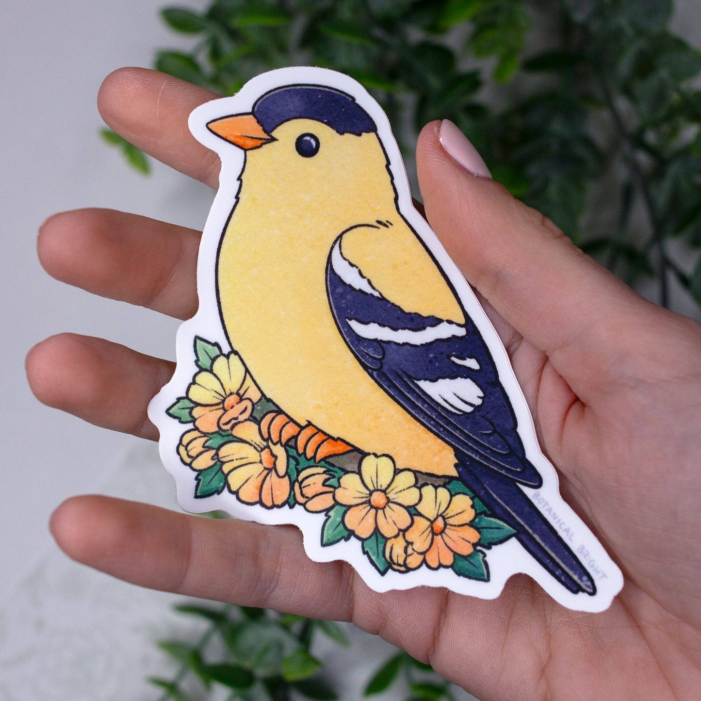 Goldfinch Bird Waterproof Vinyl Sticker