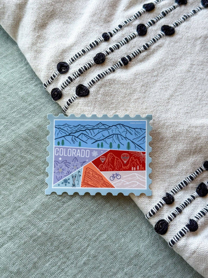 Colorado Stamp Sticker