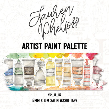 Artist Paint Palette Washi by Lauren Phelps Design