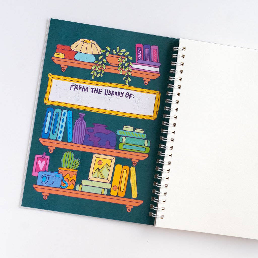Sticker Library: Colorful Reading Reusable Sticker Book