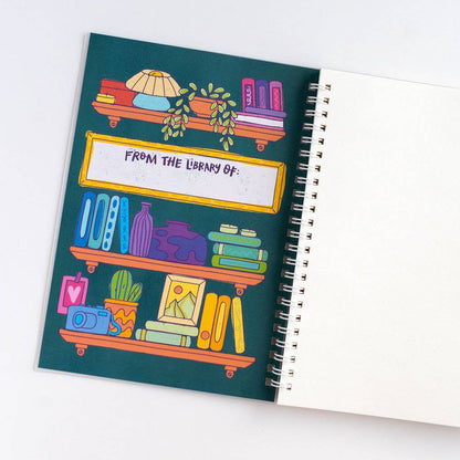 Sticker Library: Colorful Reading Reusable Sticker Book