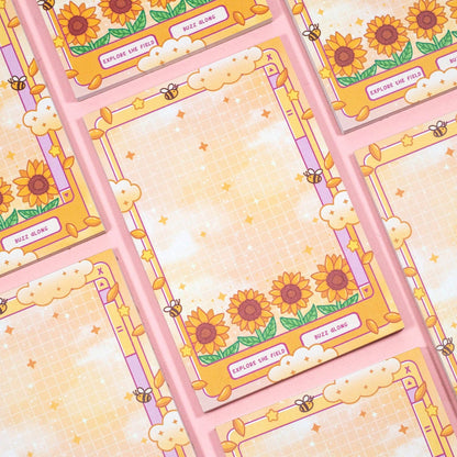 Sunflower Dreams Notepad