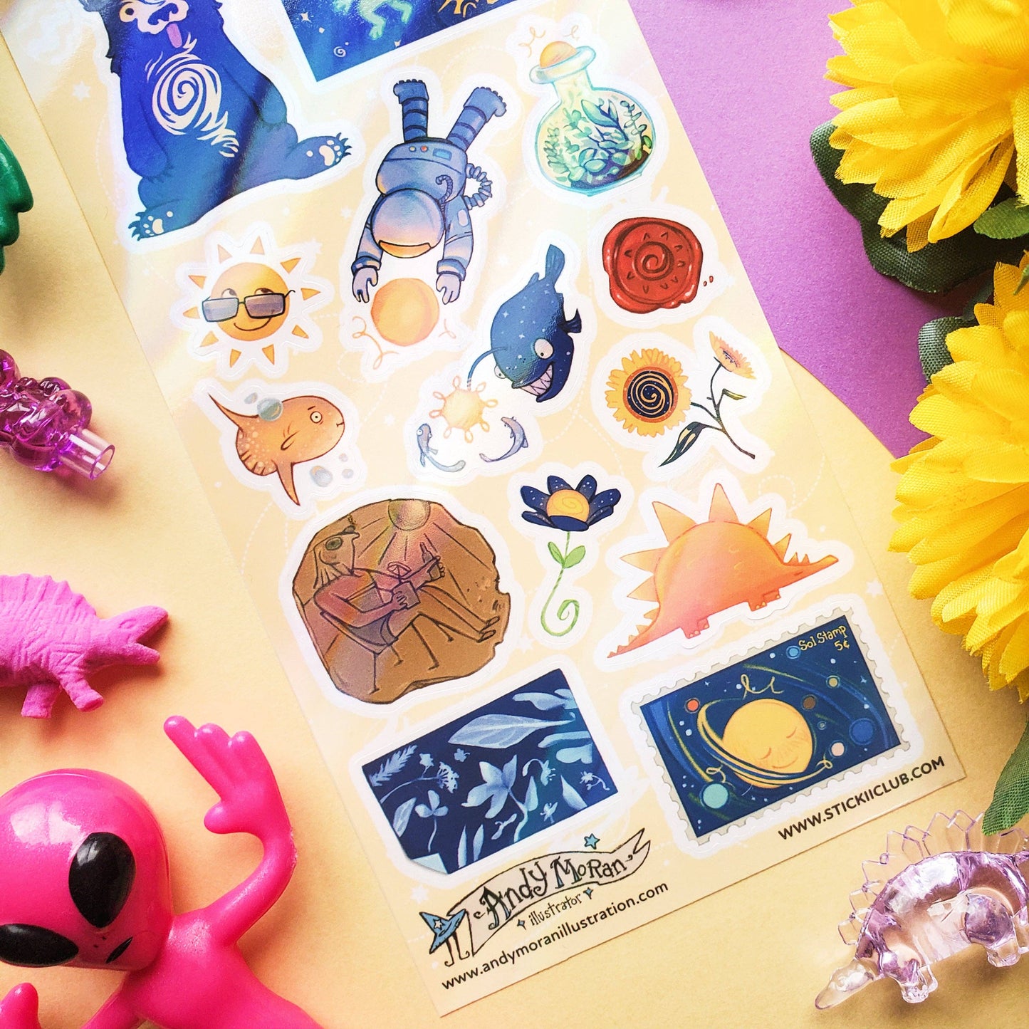 Solar Squad Sticker Sheet