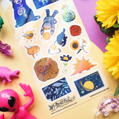 Solar Squad Sticker Sheet