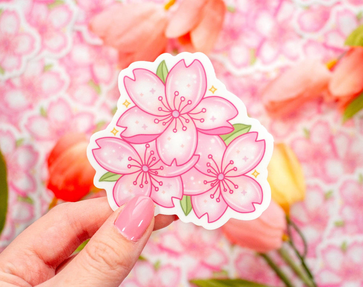 Blake Sakura Sticker Sakura Blossoms Vinyl Decal Sticker – Stationery Universe