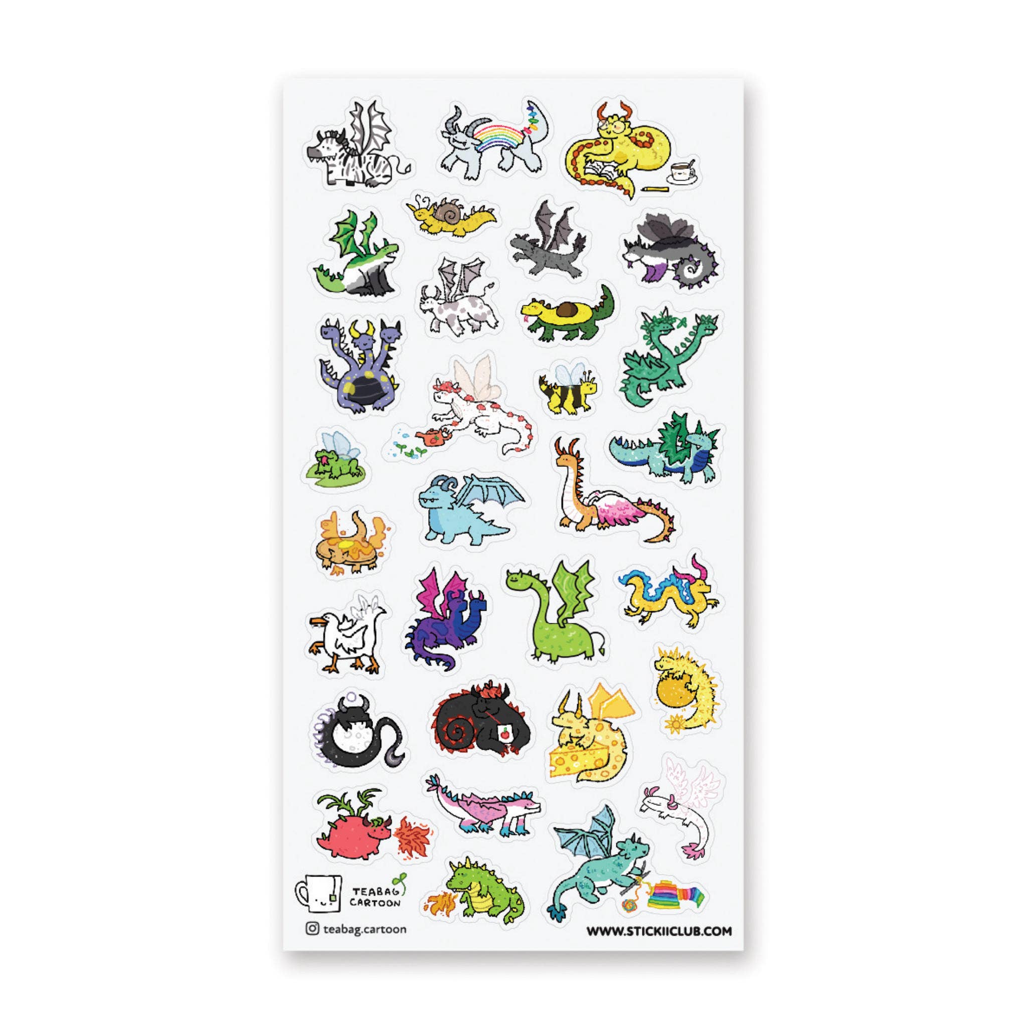 Fired up Hybrids Sticker Sheet – Stationery Universe