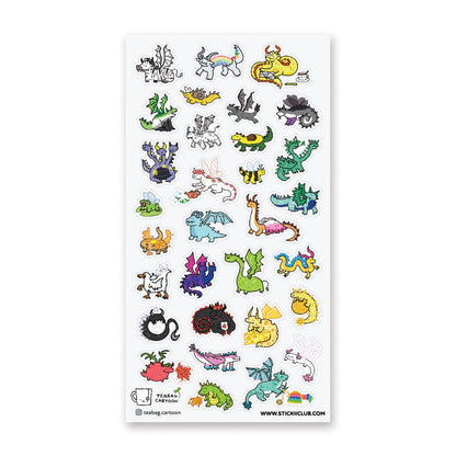 Fired up Hybrids Sticker Sheet