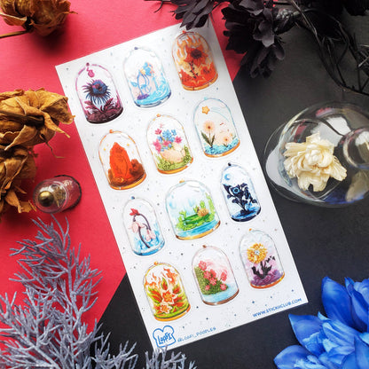 Enchanted Flowers Sticker Sheet