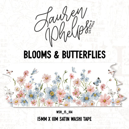 Blooms & Butterflies Washi by Lauren Phelps Design