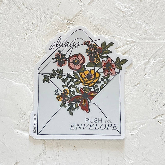 Push the Envelope sticker