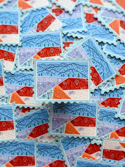 Colorado Stamp Sticker