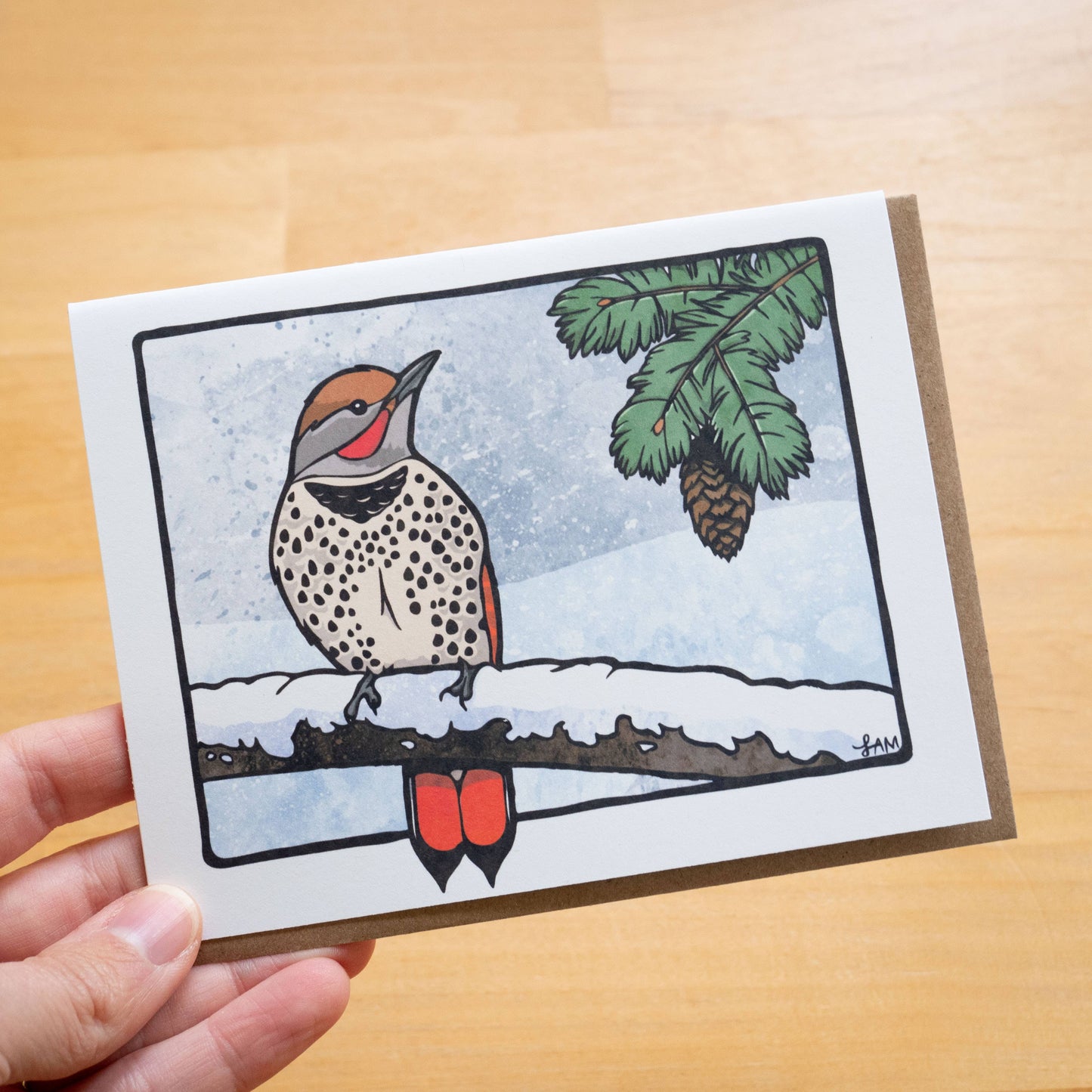Northern Flicker Greeting Card