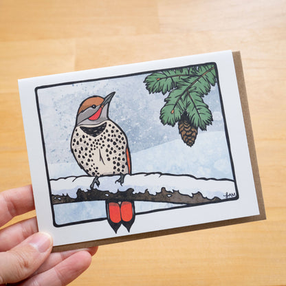 Northern Flicker Greeting Card